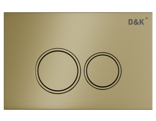 Клавиша смыва DQ Bayern DB1529007 глянцевое золото